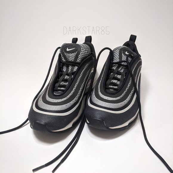 Nike Air Max 97 Black, White, Pure Platinum, & Anthracite Men's Sneakers 2017 - Picture 3 of 10